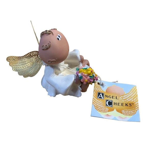 New Russ Angel Cheeks Maid of Honor 2001 Kirks Kritters Resin Hand Painted 21886 - Picture 3 of 5